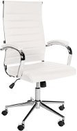 BHM GERMANY Mollis, pravá kůže, bílá - Office Chair