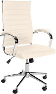 BHM GERMANY Mollis, pravá kůže, krémová - Office Chair