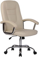 BHM GERMANY Reedville, syntetická kůže, krémová - Office Chair