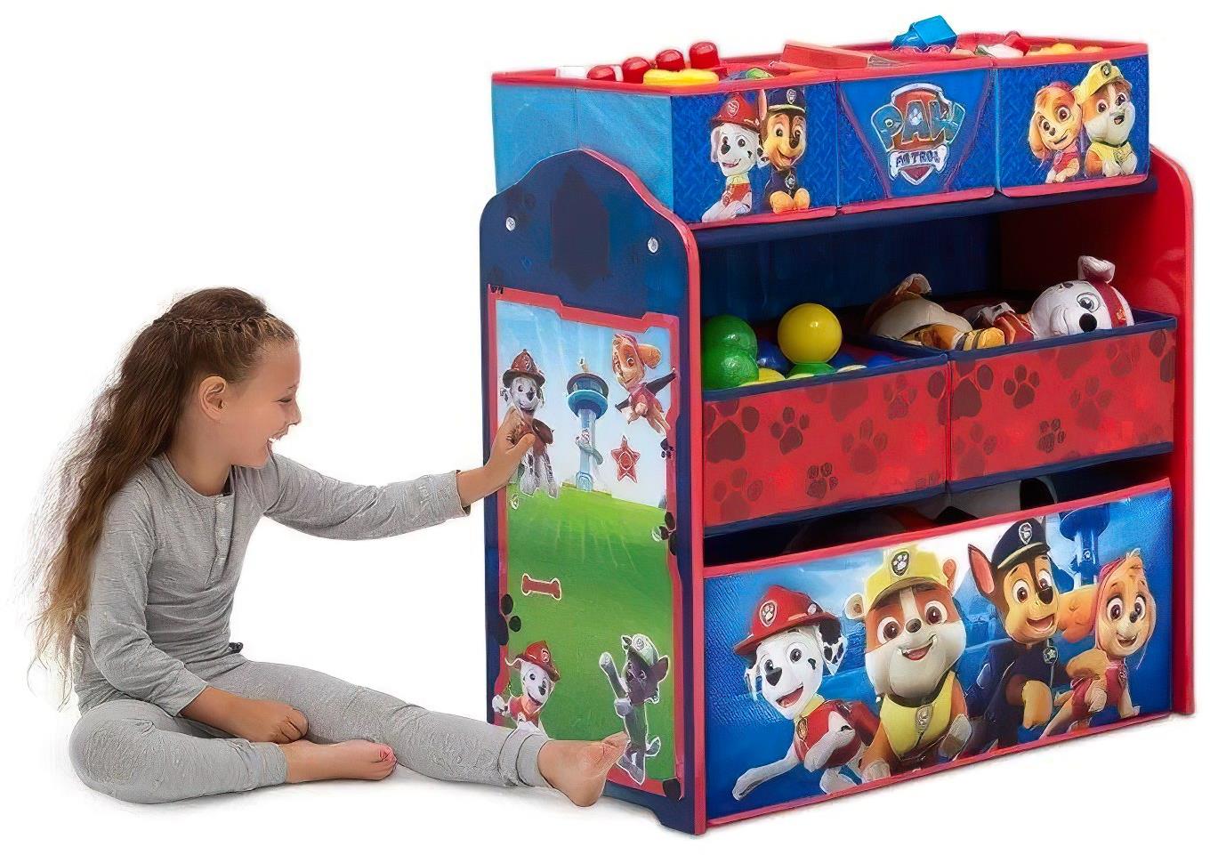 pink paw patrol toy organizer