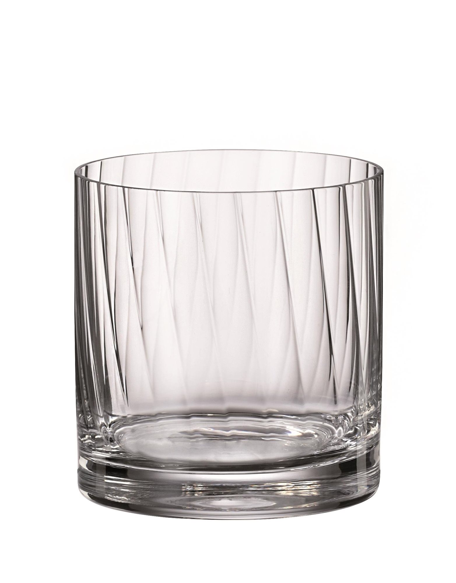 BOHEMIA ROYAL CRYSTAL Whiskey pohár 6 db 410 ml Barware waterfall