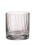 BOHEMIA ROYAL CRYSTAL Sklenice na whisky 6 ks 410 ml Barware waterfall - Glass