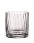 BOHEMIA ROYAL CRYSTAL Sklenice na whisky 6 ks 410 ml Barware waterfall - Glass