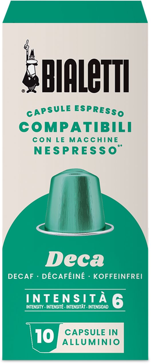 Bialetti Nespresso Deca, 10 kapszula