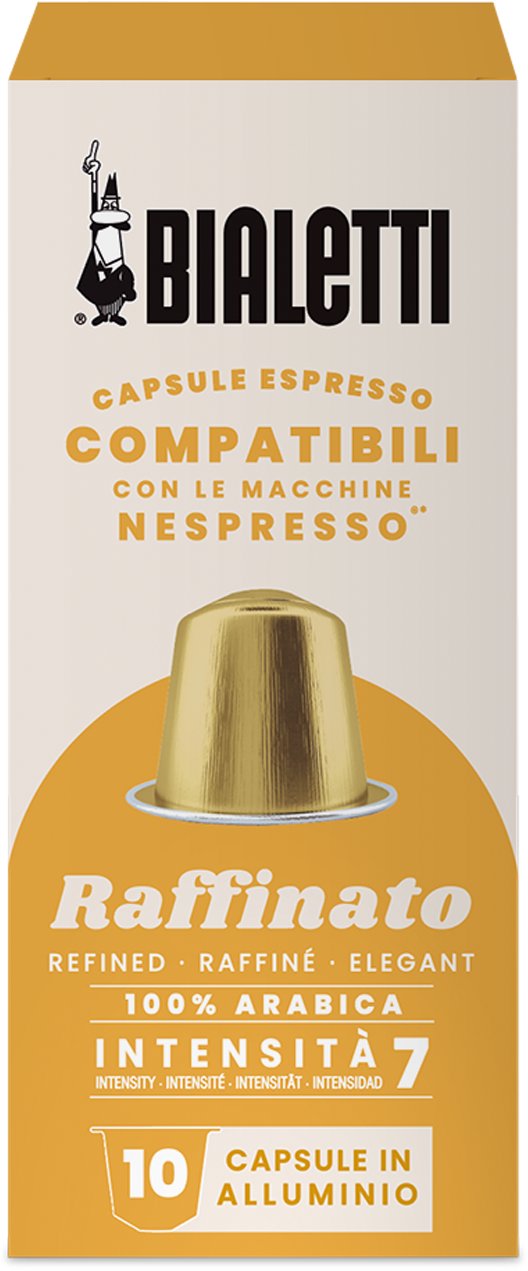 Bialetti Nespresso Raffinato, 10 darab kapszula