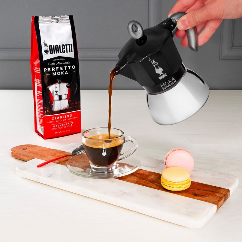 Bialetti NEW MOKA INDUCTION BLACK 4 CUPS