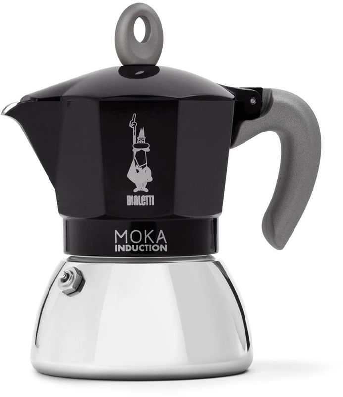Bialetti NEW MOKA INDUCTION BLACK 4 CUPS