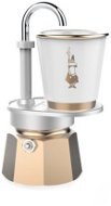 Bialetti Set Mini Express egyszemélyes + 1 arany pohár - Kotyogós kávéfőző