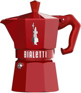 Bialetti Exclusive Moka red 3 portions - Moka Pot