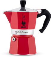 Bialetti Moka Express 6 portionen rot - Mokkakanne