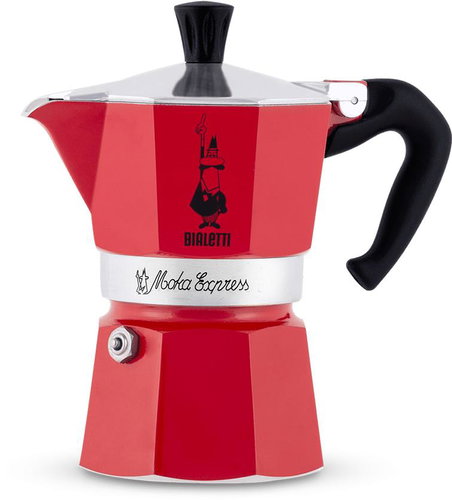 Bialetti Moka Express 1 serving red - Moka Pot - Main image