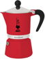 BIALETTI Rainbow Moka Pot 3 cups Red - Moka Pot