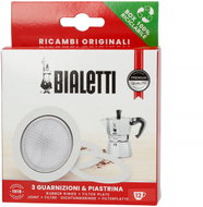Bialetti Seals (3 pcs) + Filter for 12-Cup Aluminium Moka Pots - Spare Part