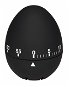 Mechanikus percmérő TFA 38.1032.01 - fekete tojás - Konyhai időzítő