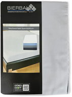 Bierbaum Satin sheet 140 × 200 cm light grey - Bedsheet