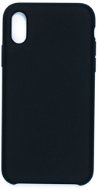 C00Lcase iPhone XS Liquid Silicon Case Black - Phone Cover