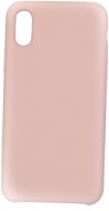 C00Lcase iPhone XS Liquid Silicon Case Sand Pink - Phone Cover