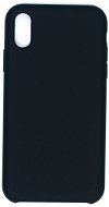 C00Lcase iPhone XR Liquid Silicon Case Black - Phone Cover