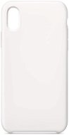 C00Lcase iPhone XR Liquid Silicon Case White - Kryt na mobil