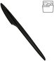 Dining Knife Bittner Plastic knife 18 cm black, reusable, 100 pcs - Příborový nůž