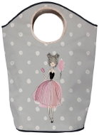 Butter Kings Laundry and toy basket pink girl 60 l - Laundry Basket