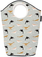 Butter Kings Laundry and Toy Basket Whales 60 l - Laundry Basket