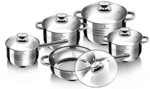 BL-1410 12pcs Jumbo cookware set – Gourmet Line – Blaumann – Cookware,  Bakeware, Kitchenware