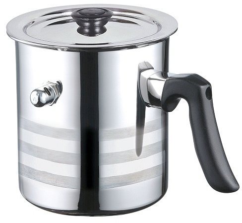 Blaumann mit Deckel Edelstahl 3l - Milchkocher - Hauptbild