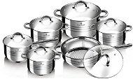 Cookware Set Blaumann Stainless steel cookware set 12pcs Gourmet Line BL-1410 - Sada nádobí