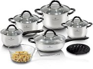 Blaumann Stainless-steel Cookware Set 13 pcs Gourmet Line - Cookware Set
