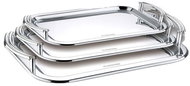 Blaumann Stainless-steel Serving Tray Set 3pcs - Tray