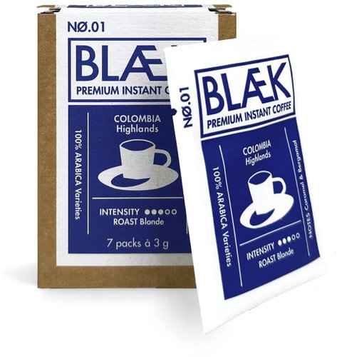 BLAEK Výběrová instantní káva No.1 – Blonde Roast (7 porcí) | Kafista - Coffee - Main image