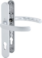 Hoppe Door handle Luxembourg F1-2 matt /8 mm, PZ92/ door 72-77 mm - Door Fittings