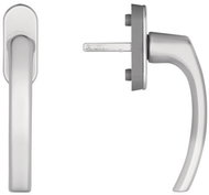 Blaugelb Window handle FGS 1758 45°, shaft 37 mm, F1 silver - Window handle