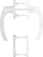 Blaugelb Balcony handle FGS 1758 outdoor, white - Door Fittings