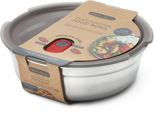 BB Kulatý ocelový lunch box 0,65 l, multifunkční - Lunch Box - Main image