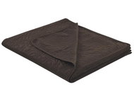 Embossed bedspread 200×220 cm brown RAYEN, 313670 - Bed Cover