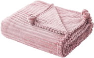 Blanket 150×200 cm pink KAWERI, 291634 - Blanket
