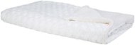 Prikrývka biela 200 × 220 cm KANDILLI, 140574 - Prikrývka na posteľ