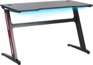 RGB LED gaming table 120×60 cm black DARFUR , 250391 - Gaming Desk