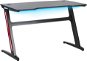 Herný stôl RGB LED 120 × 60 cm čierny DARFUR , 250391 - Herný stôl