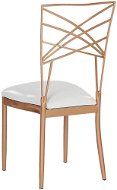  Sada 2 jídelní židle  růžové zlato GIRARD, 207938 - Jídelní židle