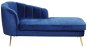 Sametová modrá lenoška levostranná ALLIER, 207358 - Lenoška