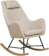 Rocking chair beige ARRIE, 161357 - Rocking Chair