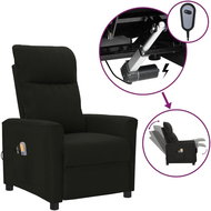Elektrické masážní křeslo černé textil, 3098891 - Massage Chair