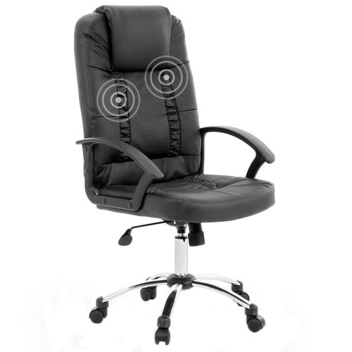 Černé křeslo s masážní funkcí RELAX, 162945 - Massage Chair - Main image