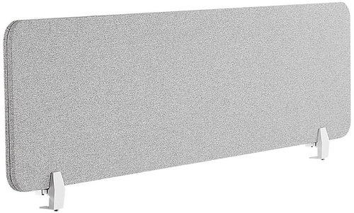 Desk divider 180×40 cm light grey WALLY, 256718 - Table Accessory - Main image