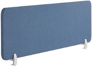 Přepážka na pracovní stůl 130×40 cm modrá WALLY, 256711 - Příslušenství ke stolu