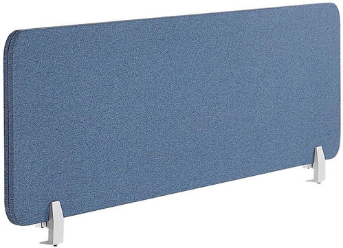 Desk divider 130×40 cm blue WALLY, 256711 - Table Accessory - Main image