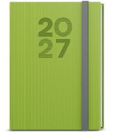 BALOUŠEK David Vigo denní 2027, zelený, A5, 14,3 × 20,5 cm - Planner
